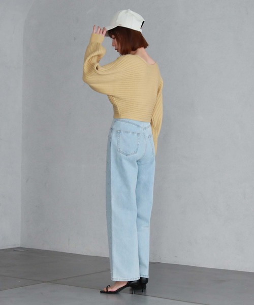 archives(アルシーヴ)の「ビジューデニム(デニムパンツ・レディース・グレー/ブルー/サックスブルー・SMALL/MEDIUM)」の9枚目の写真