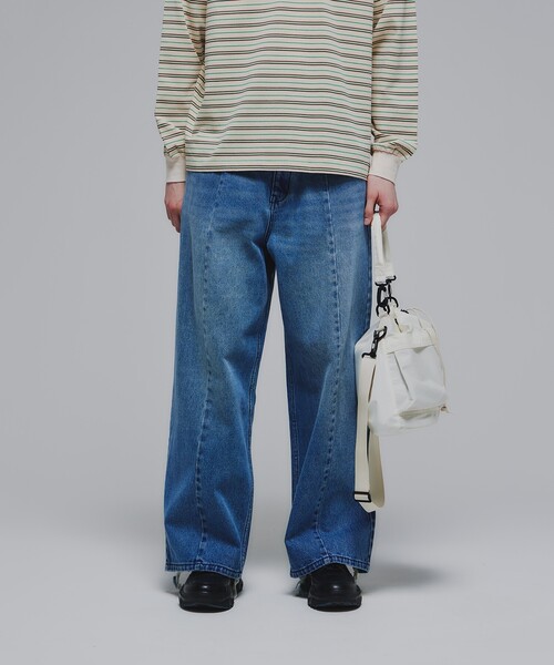 tk.TAKEO KIKUCHI（ティーケータケオキクチ）の「◆ヘルメット巾着ショルダーバッグ（ショルダーバッグ・メンズ・ブラック/ホワイト・00）」の12枚目の写真