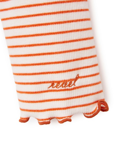 ROPE' PICNIC（ロペピクニック）の「カットメロウトップスカーディガン/リンクコーデ（カーディガン/ボレロ・レディース・オレンジ系その他/ピンク/ネイビー・38）」の7枚目の写真