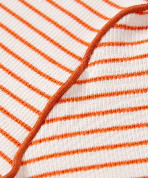 ROPE' PICNIC（ロペピクニック）の「カットメロウトップスカーディガン/リンクコーデ（カーディガン/ボレロ・レディース・オレンジ系その他/ピンク/ネイビー・38）」の12枚目の写真