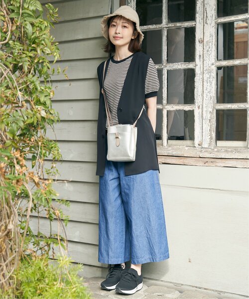 ikka（イッカ）の「UVバケットフリンジハット（ハット・レディース・ブラック/ベージュ/オフホワイト・FREE）」の15枚目の写真