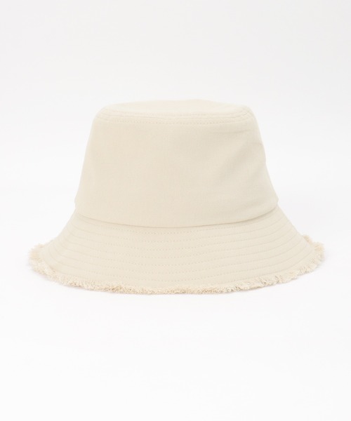 ikka（イッカ）の「UVバケットフリンジハット（ハット・レディース・ブラック/ベージュ/オフホワイト・FREE）」の12枚目の写真