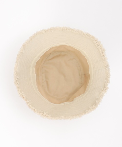 ikka（イッカ）の「UVバケットフリンジハット（ハット・レディース・ブラック/ベージュ/オフホワイト・FREE）」の10枚目の写真