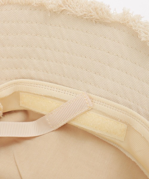 ikka（イッカ）の「UVバケットフリンジハット（ハット・レディース・ブラック/ベージュ/オフホワイト・FREE）」の9枚目の写真