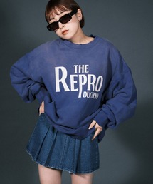RePRODUCTION LABEL | 【2024SS】【RePRODUCTION LABEL / リプロダクションレーベル】フロッキープリントロゴオーバースウェット(スウェット)
