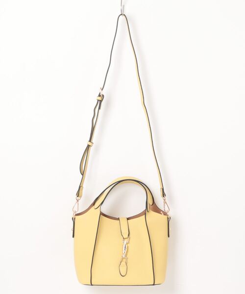 YECCA VECCA（イェッカヴェッカ）の「4wayミニバッグ（エコバッグ/サブバッグ・レディース・ブルー/イエロー・FREE）」の18枚目の写真