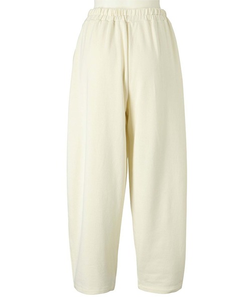 KID BLUE（キッドブルー）の「キッドブルー -２４オーガニックコットン裏毛 -くるぶし丈ボトムス -KRWP507 -kidblue（ルームウェア/パジャマ・レディース・アイボリー/ラベンダー・M）」の7枚目の写真