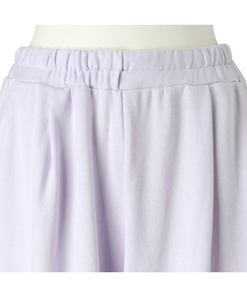 KID BLUE（キッドブルー）の「キッドブルー -２４オーガニックコットン裏毛 -くるぶし丈ボトムス -KRWP507 -kidblue（ルームウェア/パジャマ・レディース・アイボリー/ラベンダー・M）」の3枚目の写真