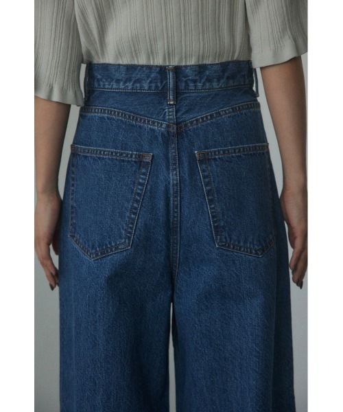 BLACK BY MOUSSY(ブラックバイマウジー)の「loose straight denim(ルーズストレートデニム)(デニムパンツ・レディース・ブルー・23inch/24inch/25inch/26inch)」の6枚目の写真