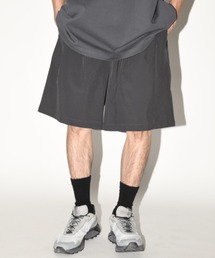 【速乾素材使用】ワイド＆ルーズ ショート丈パンツ Technical shorts(ユニセックス/セットアップ対応)