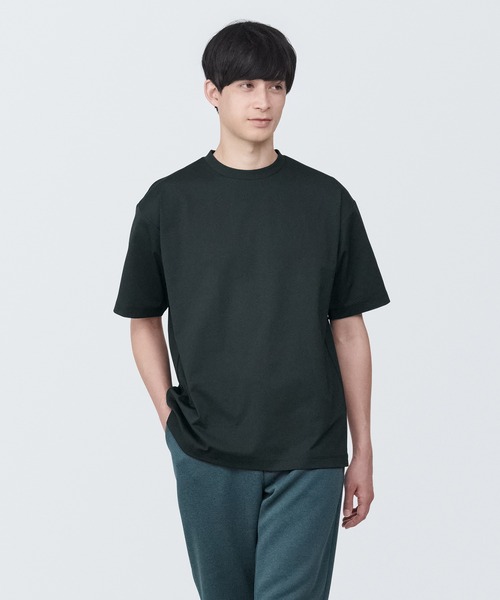 セール】〔MUJI WALKER〕紳士 UVカット吸汗速乾半袖Tシャツ