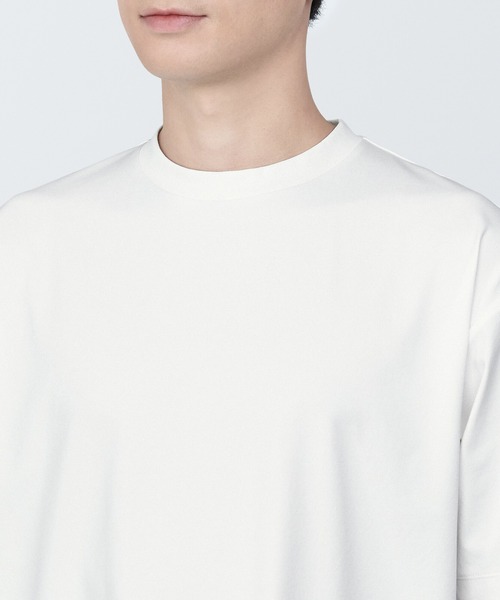 無印良品（ムジルシリョウヒン）の「〔MUJI WALKER〕紳士　ＵＶカット吸汗速乾半袖Ｔシャツ（Tシャツ/カットソー・メンズ・グレー/グリーン系2/ホワイト/ブルー系1/ブラック/ネイビー系・M/S/XS/XL/L）」の12枚目の写真