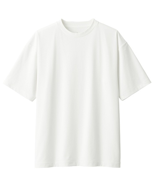 無印良品（ムジルシリョウヒン）の「〔MUJI WALKER〕紳士　ＵＶカット吸汗速乾半袖Ｔシャツ（Tシャツ/カットソー・メンズ・グレー/グリーン系2/ホワイト/ブルー系1/ブラック/ネイビー系・M/S/XS/XL/L）」の13枚目の写真
