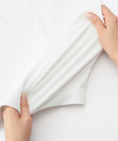 無印良品（ムジルシリョウヒン）の「〔MUJI WALKER〕紳士　ＵＶカット吸汗速乾半袖Ｔシャツ（Tシャツ/カットソー・メンズ・グレー/グリーン系2/ホワイト/ブルー系1/ブラック/ネイビー系・M/S/XS/XL/L）」の15枚目の写真