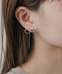 SMELLY | チェーンリボンピアス(ピアス(両耳用))