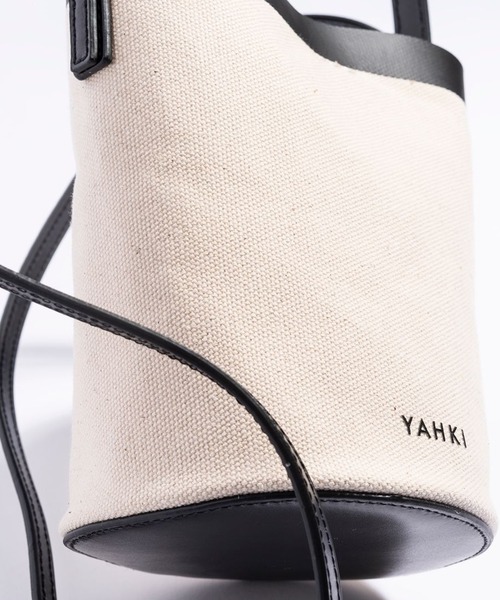 YAHKI（ヤーキ）の「YAHKI/ヤーキ クロスボディーバッグ（ボディバッグ/ウエストポーチ・レディース・ホワイト/ブラック・FREE）」の11枚目の写真
