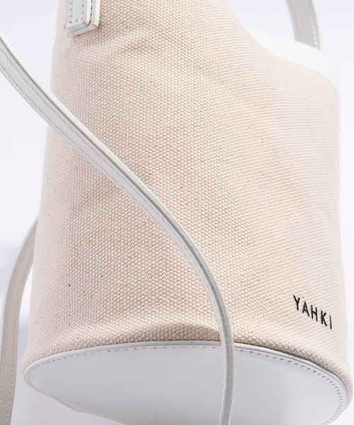 YAHKI（ヤーキ）の「YAHKI/ヤーキ クロスボディーバッグ（ボディバッグ/ウエストポーチ・レディース・ホワイト/ブラック・FREE）」の15枚目の写真