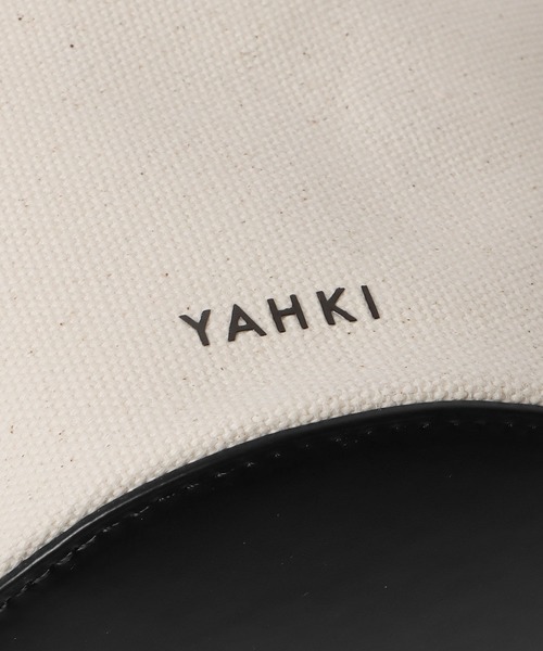 YAHKI（ヤーキ）の「YAHKI/ヤーキ クロスボディーバッグ（ボディバッグ/ウエストポーチ・レディース・ホワイト/ブラック・FREE）」の5枚目の写真