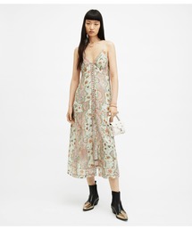 ALLSAINTS | DAHLIA CASCADE DRESS | DAHLIA CASCADE ドレス・ワンピース(ワンピース)