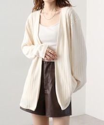 EVOLUTION（エボリューション）の「Draped knit cardigan / ドレープ ニットソー カーディガン unisex（カーディガン/ボレロ）」