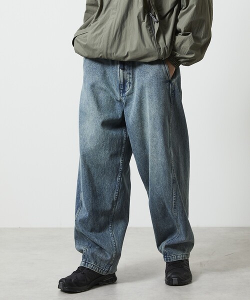 デニム・ジーパン Twisted Pants セール】FREAK'S STORE/フリークスストア ワイドシルエット