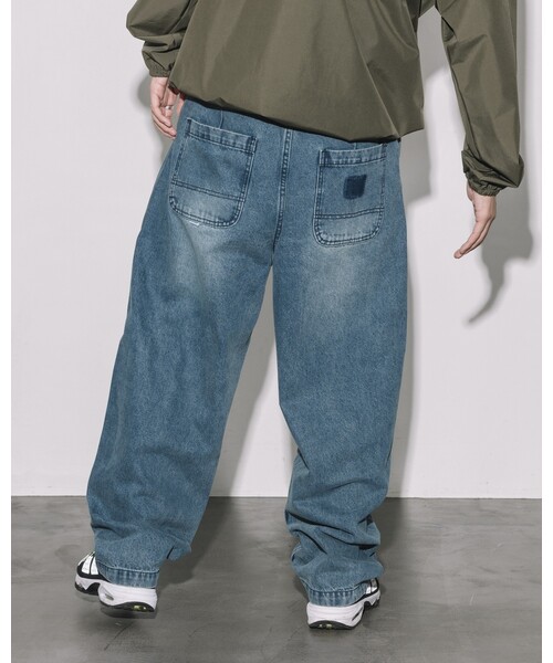 FREAK’S STORE/フリークスストア ワイドシルエット ツイステッド カーブデニムパンツ（デニムパンツ）｜FREAK'S STORE（フリークスストア）