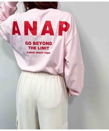 ANAP | ANAPロゴオーバーサイズロングTシャツ(Tシャツ/カットソー)