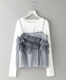 A part by | チュールフリルキャミ2Pセット(Tシャツ/カットソー)