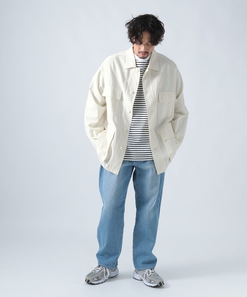 【オフホワイト】B2922 ENJOYプリントシャツジャケット SALE 30%OFF】◇THE NORTH FACE PURPLE LABEL(ザ・ノース・フェイス