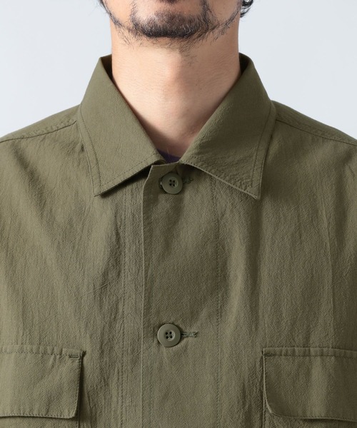 BAYFLOW(ベイフロー)の「ライトBDUシャツジャケット(ブルゾン・メンズ・ブラック/オフホワイト/カーキ・MEDIUM/LARGE)」の10枚目の写真