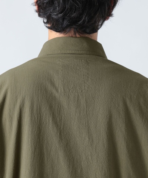 BAYFLOW(ベイフロー)の「ライトBDUシャツジャケット(ブルゾン・メンズ・ブラック/オフホワイト/カーキ・MEDIUM/LARGE)」の16枚目の写真