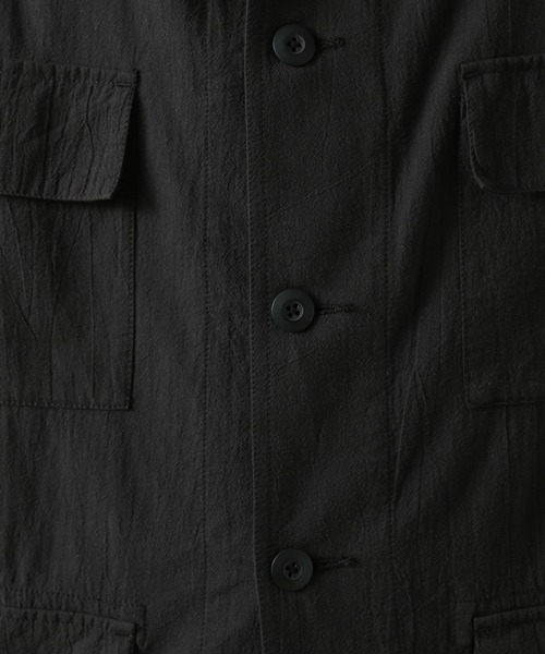 BAYFLOW(ベイフロー)の「ライトBDUシャツジャケット(ブルゾン・メンズ・ブラック/オフホワイト/カーキ・MEDIUM/LARGE)」の18枚目の写真