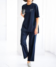 BELLUNA PLUS（ベルーナ）の「＜ＦＩＬＡ＞バックプリーツセットアップ（ルームウェア/パジャマ）」