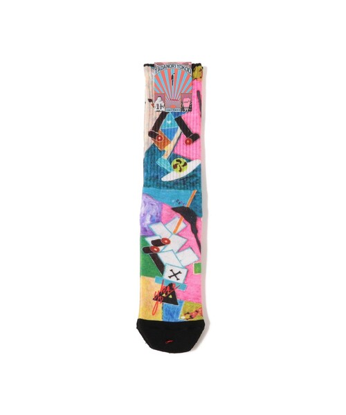 TOKYO CULTUART by BEAMS(トウキョウカルチャートバイビームス)の「横尾忠則 × HOiSUM / 靴下(ソックス/靴下・メンズ・その他5/その他4/その他6/その他1/その他2/その他3/その他/その他7/ホワイト系その他2/ホワイト系その他4/オフホワイト/ホワイト/ホワイト系その他3/ホワイト系その他7/ホワイト系その他5/ホワイト系その他6/ナチュラル・MEDIUM/SMALL)」の12枚目の写真