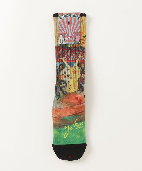 TOKYO CULTUART by BEAMS(トウキョウカルチャートバイビームス)の「横尾忠則 × HOiSUM / 靴下(ソックス/靴下・メンズ・その他5/その他4/その他6/その他1/その他2/その他3/その他/その他7/ホワイト系その他2/ホワイト系その他4/オフホワイト/ホワイト/ホワイト系その他3/ホワイト系その他7/ホワイト系その他5/ホワイト系その他6/ナチュラル・MEDIUM/SMALL)」の10枚目の写真