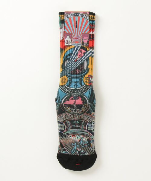 TOKYO CULTUART by BEAMS(トウキョウカルチャートバイビームス)の「横尾忠則 × HOiSUM / 靴下(ソックス/靴下・メンズ・その他5/その他4/その他6/その他1/その他2/その他3/その他/その他7/ホワイト系その他2/ホワイト系その他4/オフホワイト/ホワイト/ホワイト系その他3/ホワイト系その他7/ホワイト系その他5/ホワイト系その他6/ナチュラル・MEDIUM/SMALL)」の2枚目の写真