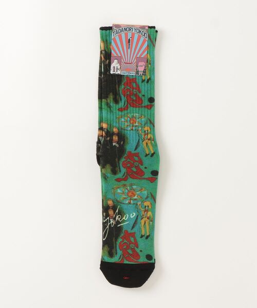 TOKYO CULTUART by BEAMS(トウキョウカルチャートバイビームス)の「横尾忠則 × HOiSUM / 靴下(ソックス/靴下・メンズ・その他5/その他4/その他6/その他1/その他2/その他3/その他/その他7/ホワイト系その他2/ホワイト系その他4/オフホワイト/ホワイト/ホワイト系その他3/ホワイト系その他7/ホワイト系その他5/ホワイト系その他6/ナチュラル・MEDIUM/SMALL)」の8枚目の写真