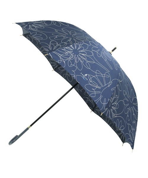 長傘 雨傘 耐風 ラインフラワー（長傘）｜LANVIN en Bleu（ランバン
