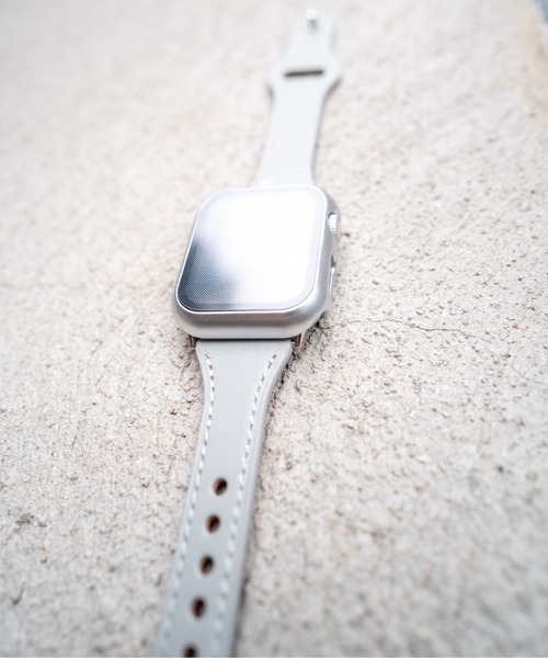zandy(ズィーアンドワイ)の「zandy ズィーアンドワイ/ Apple Watch ケース&ベルトセット マットタイプ【マットハードケース】アップルウォッチカバー& 細身レザーバンド //// set9(デジタル腕時計・メンズ・シルバーグレー/ブラウン系その他/ホワイト×ホワイト/ブラック系その他/ピンク/グリーン×オレンジ/レッド系その他・S/M)」の15枚目の写真