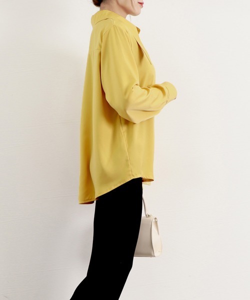 Miniministore(ミニミニストア)の「ビッグカラー シャツブラウス レディース(シャツ/ブラウス・レディース・ブルーグリーン/イエロー/ホワイト・L/M)」の22枚目の写真