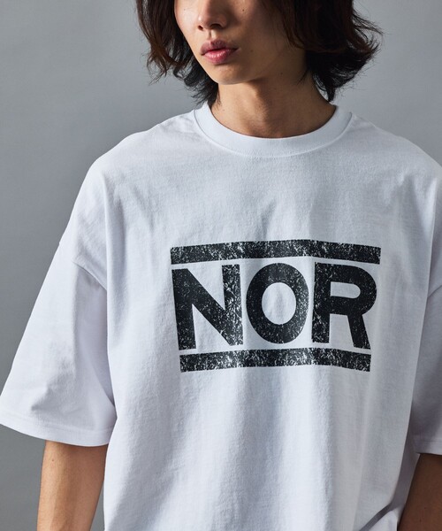FREAK'S STORE（フリークスストア）の「限定展開 ビッグシルエット クラックプリント クルーネックTシャツ/NOR（Tシャツ/カットソー・メンズ・スミクロ/ホワイト/ピンク/ブラック・SMALL/LARGE/MEDIUM）」の20枚目の写真