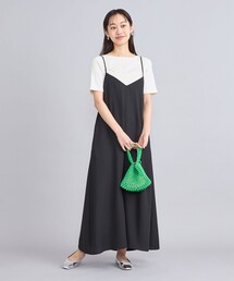 ポリツイル2wayキャミワンピース