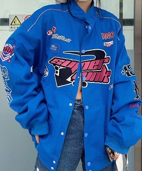 セール】Street Multi-Logo Jacket（ブルゾン）｜MGV（エムジーヴィー