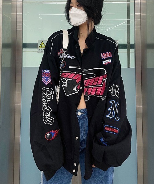 セール】Street Multi-Logo Jacket（ブルゾン）｜MGV（エムジーヴィー