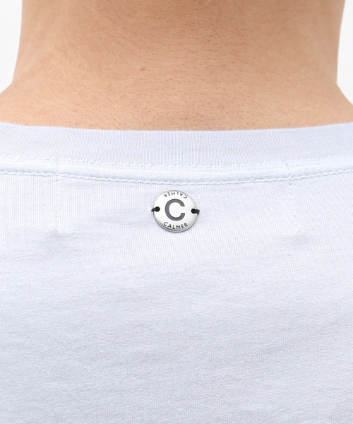 EDIFICE（エディフィス）の「【CALMER / カルメール】別注  ナチュラルダイ  Tシャツ（Tシャツ/カットソー・メンズ・ホワイト/スカイブルー/チャコールグレー・MEDIUM/LARGE）」の16枚目の写真
