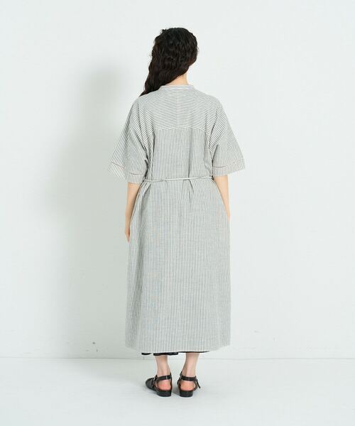 conges payes ADIEU TRISTESSE(コンジェ ペイエ アデュートリステス)の「アソートカラーワンピース(ワンピース・レディース・ストライプ/グリーン・38)」の9枚目の写真