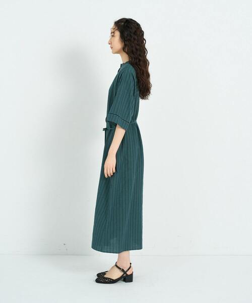 conges payes ADIEU TRISTESSE(コンジェ ペイエ アデュートリステス)の「アソートカラーワンピース(ワンピース・レディース・ストライプ/グリーン・38)」の15枚目の写真