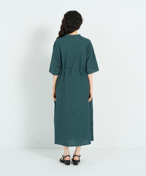conges payes ADIEU TRISTESSE(コンジェ ペイエ アデュートリステス)の「アソートカラーワンピース(ワンピース・レディース・ストライプ/グリーン・38)」の16枚目の写真