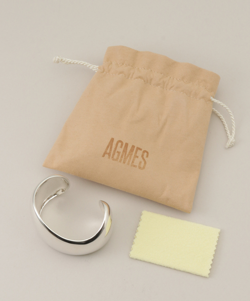 FRAMeWORK（フレームワーク）の「【AGMES/アグメス】JEAN CUFF（バングル/リストバンド・レディース・シルバー・FREE）」の8枚目の写真