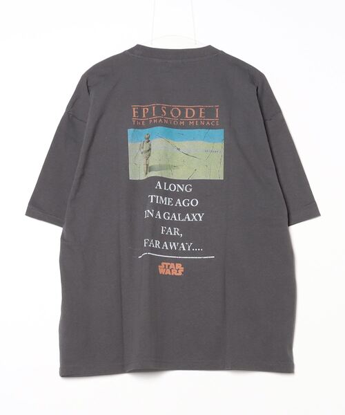 STAR WARS（スターウォーズ）の「STAR WARS/スターウォーズ ヴィンテージライク フロント バックプリント 半袖Tシャツ レディース メンズ（Tシャツ/カットソー・メンズ・ブラック系その他/ブラック系その他2・M/L/LL）」の6枚目の写真